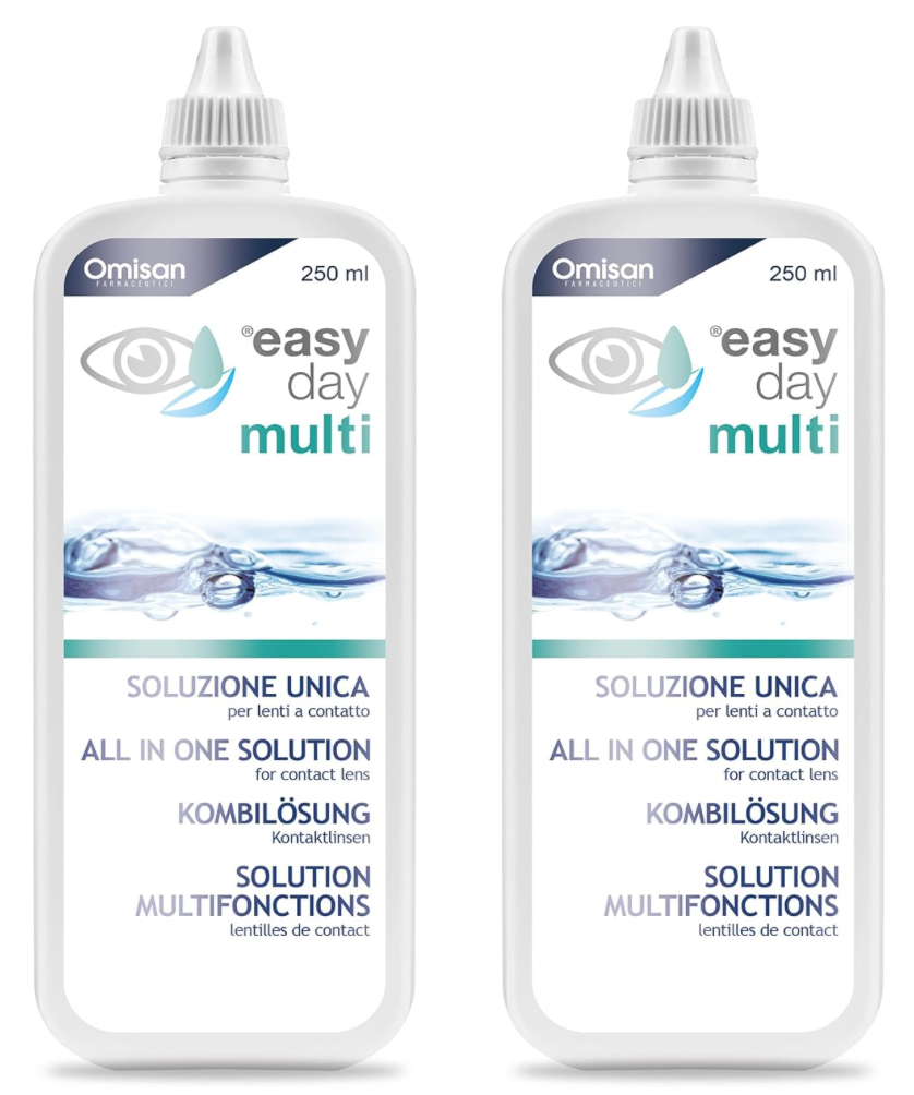 Omisan Roztok na kontaktné šošovky All in one, 2 x 250 ml