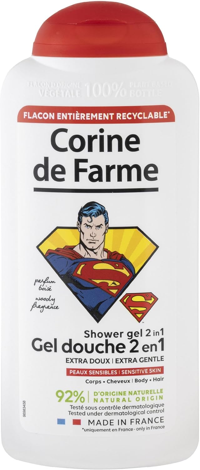 Corine de Farme - Superman 2v1 sprchový gél pre deti 300 ml