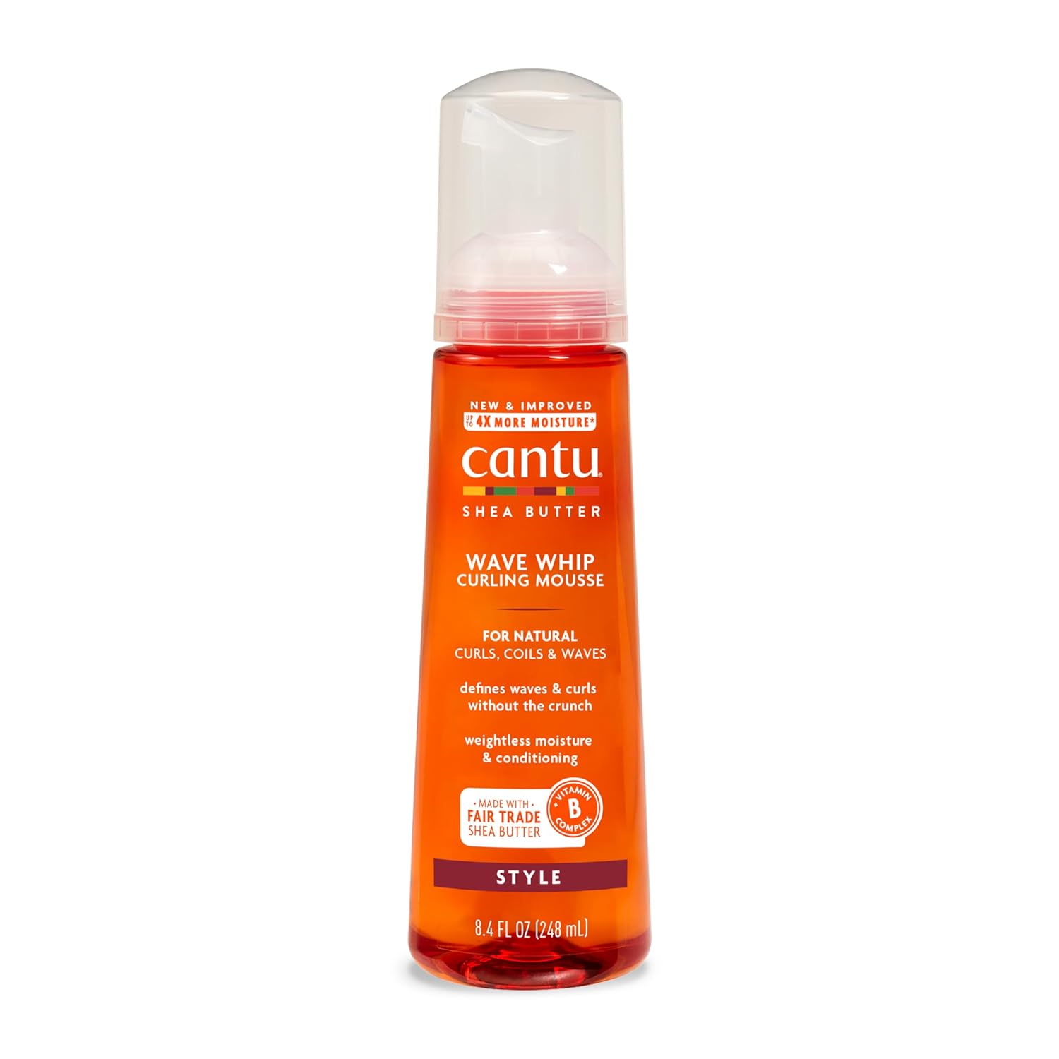 Cantu Wave Whip Pena na kučeravenie s bambuckým maslom 248 ml