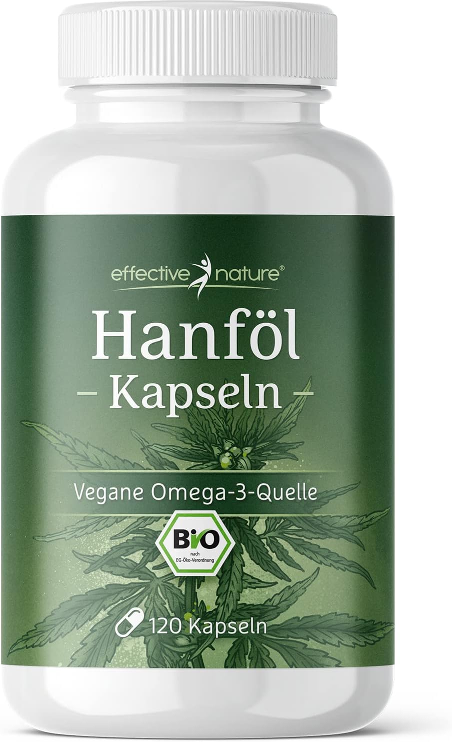 Effective nature Kapsule s konopným olejom 120 ks Exp.: 2026+