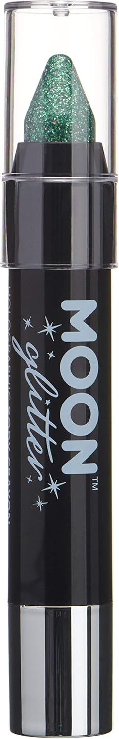 Moon Glitter Holographic Body Crayon makeup na tvár a telo 3,5 g zelené
