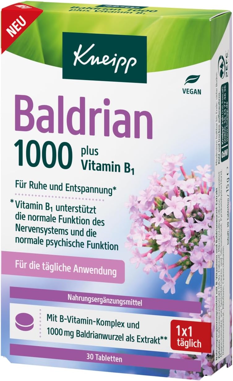 Kneipp Valerian 1 000 mg 30 tabliet