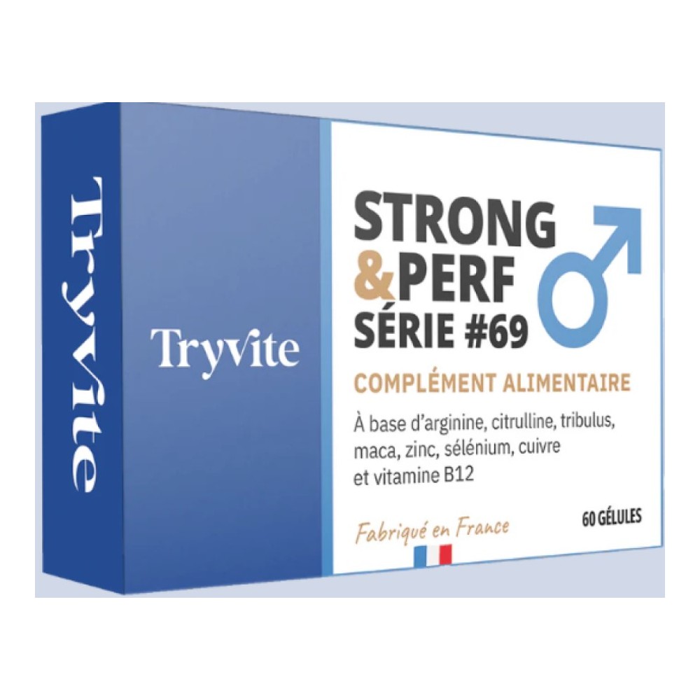 TryVite Strong & Perf Séria 69 pre mužov, 60 kapsúl,neúplné balenie 45 kapsúl