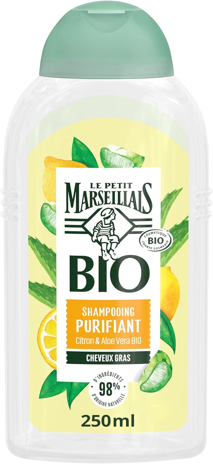 Le petit marseillais Le Petit Marseillais, organický čistiaci šampón s citrónom a organickou aloe vera 250 ml
