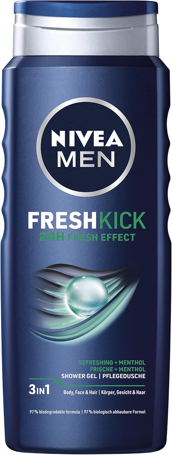 Nivea Men Fresh Kick Sprchový gél 500 ml