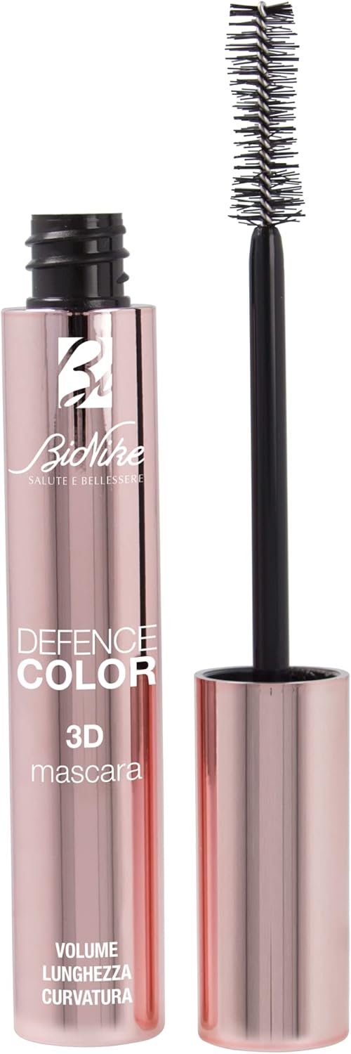 Bionike Defense Color 3D zakrivená a predlžujúca maskara čierna 11 ml