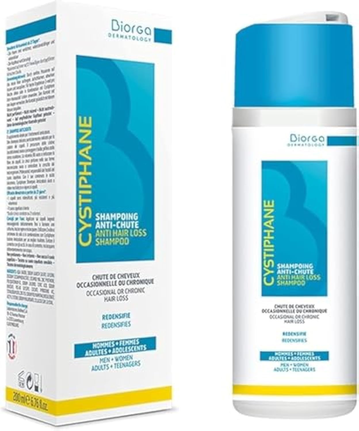 Biorga Cystiphane šampón proti vypadávaniu vlasov 200 ml