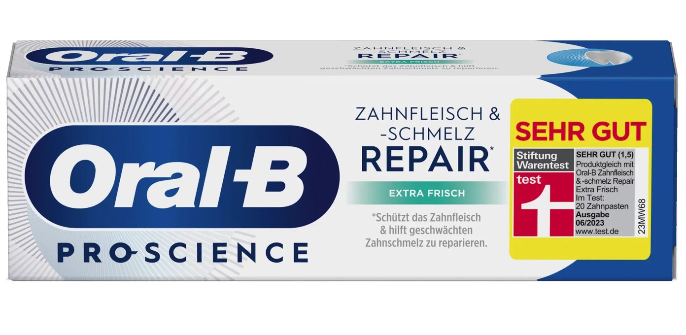Oral-B Pro-Science Oprava ďasien a skloviny Extra Fresh zubná pasta 75 ml