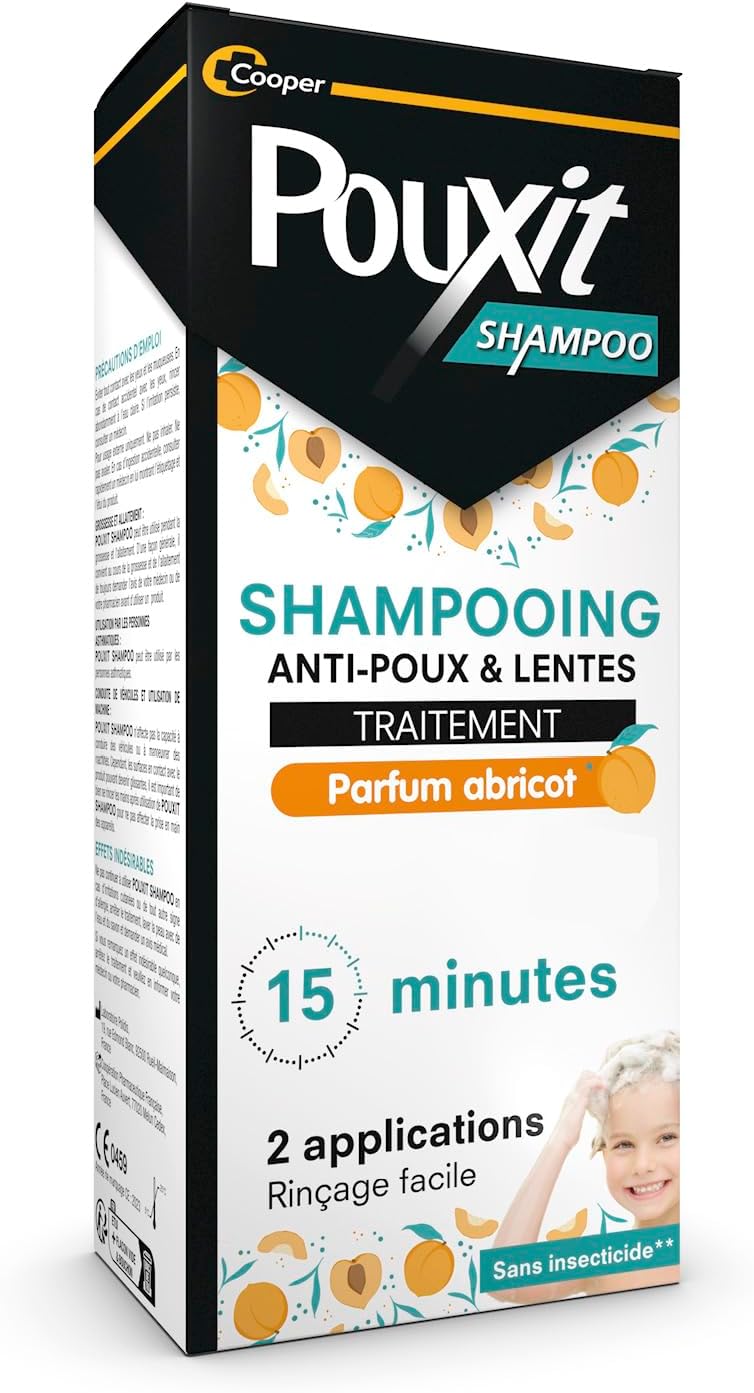 Pouxit šampón na vši/hnidy Marhuľová vôňa 200 ml