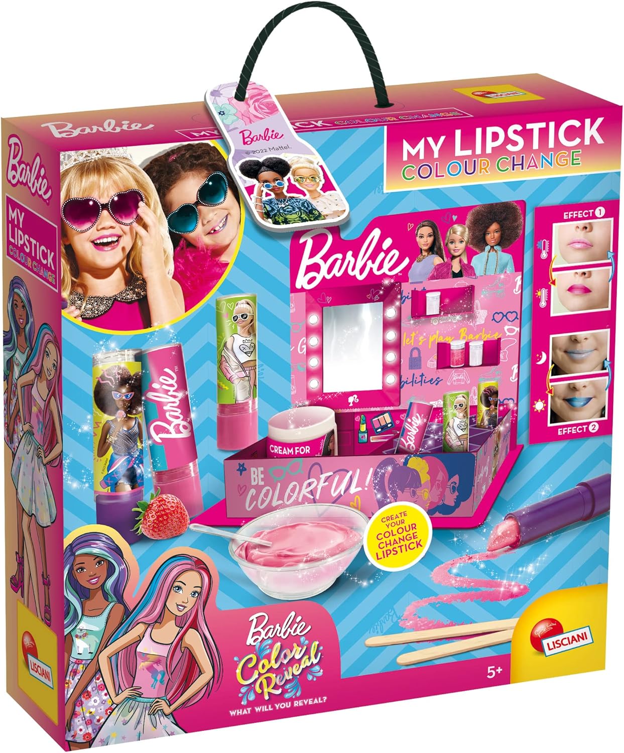 Lisciani - BARBIE MY ZMENA FARBY RÚŽOV kozmetický set pre deti