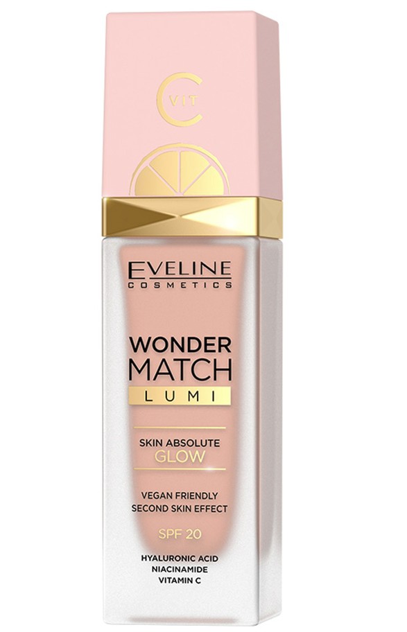 Eveline Cosmetics Wonder Match No.10 Light Vanilla fluid na tvár 30ml