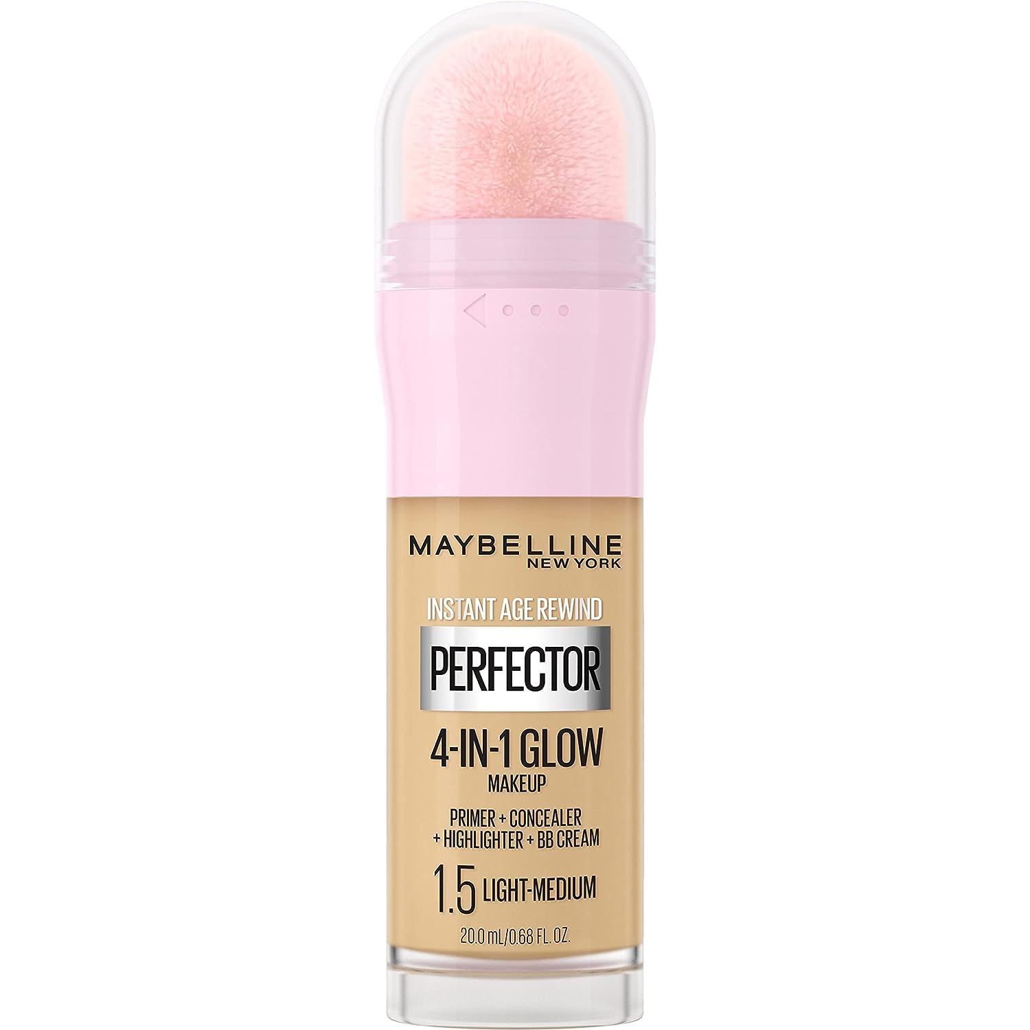 Maybelline PERFECTOR 4in1 glow makeup, 20ml, odtieň 1,5 light medium