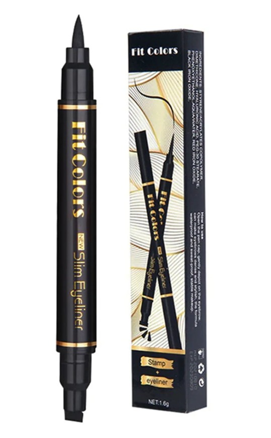 Fit Colors Slim Očná linka + stamp 1,6 g - čierna