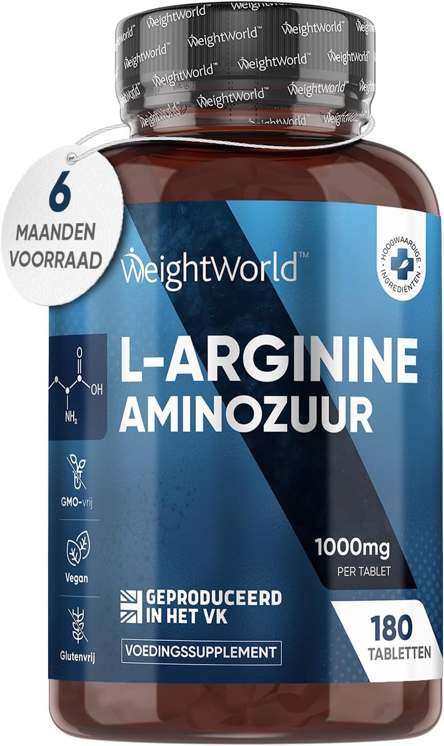 WeightWorld Tablety L-arginínu - 1000 mg 180 ks-exp:11/25
