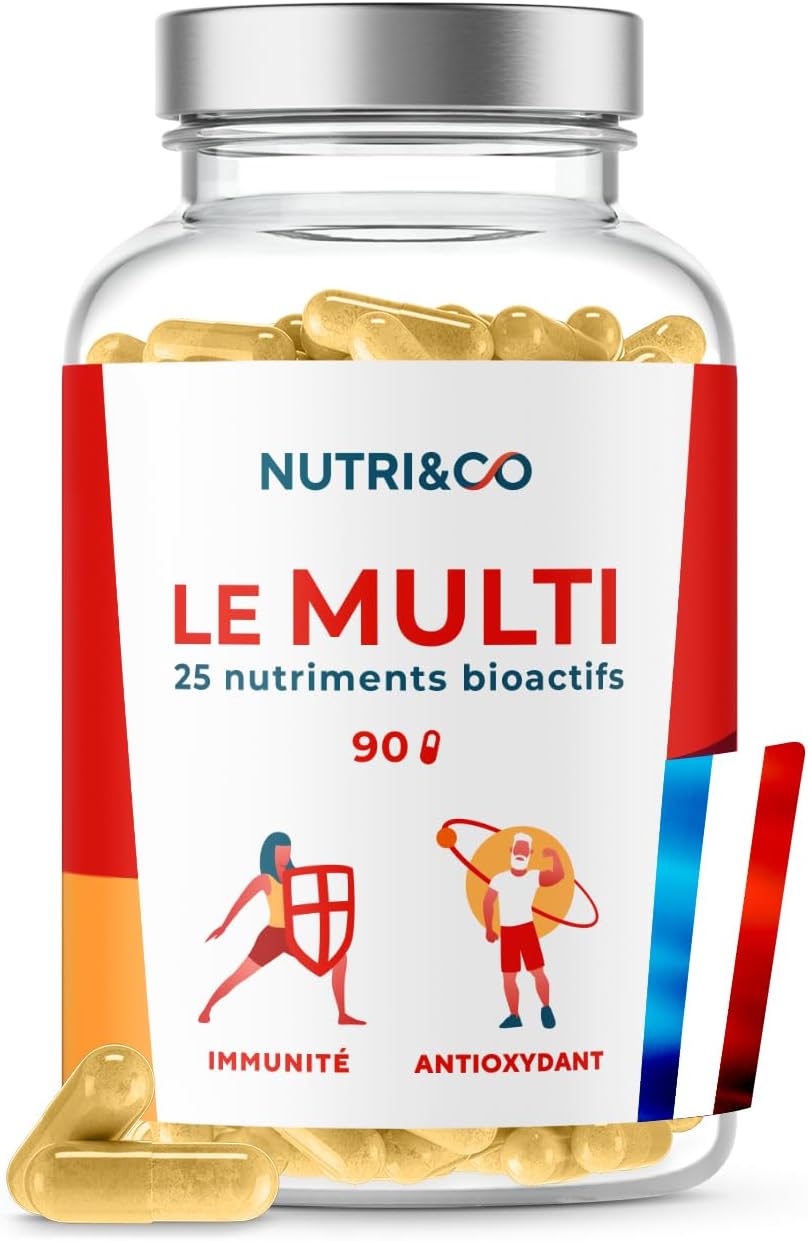 NUTRI & CO Le Multi Multivitamíny a minerály 25 živín 90 kapsúl