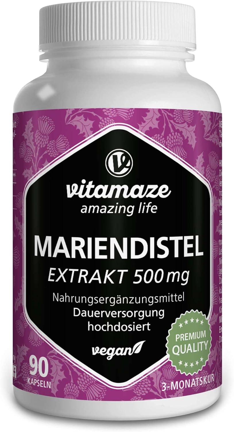 Vitamaze Pestrec mariánsky kapsuly 500 mg 90 kapsúl Exp.: 9/2025
