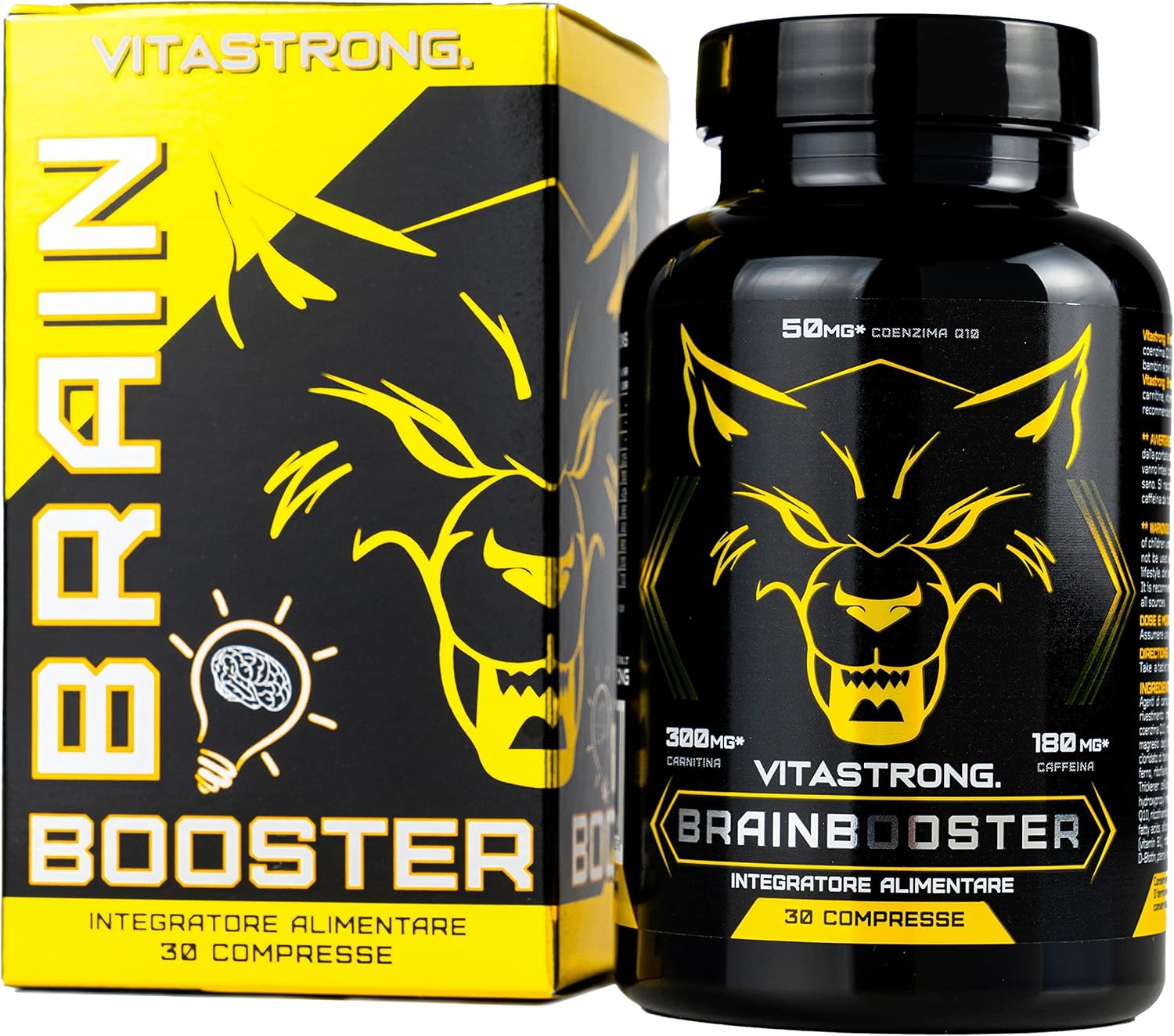 Vitastrong Brainbooster Doplnok pamäti a koncentrácie 30 tabliet Exp.: 2026+