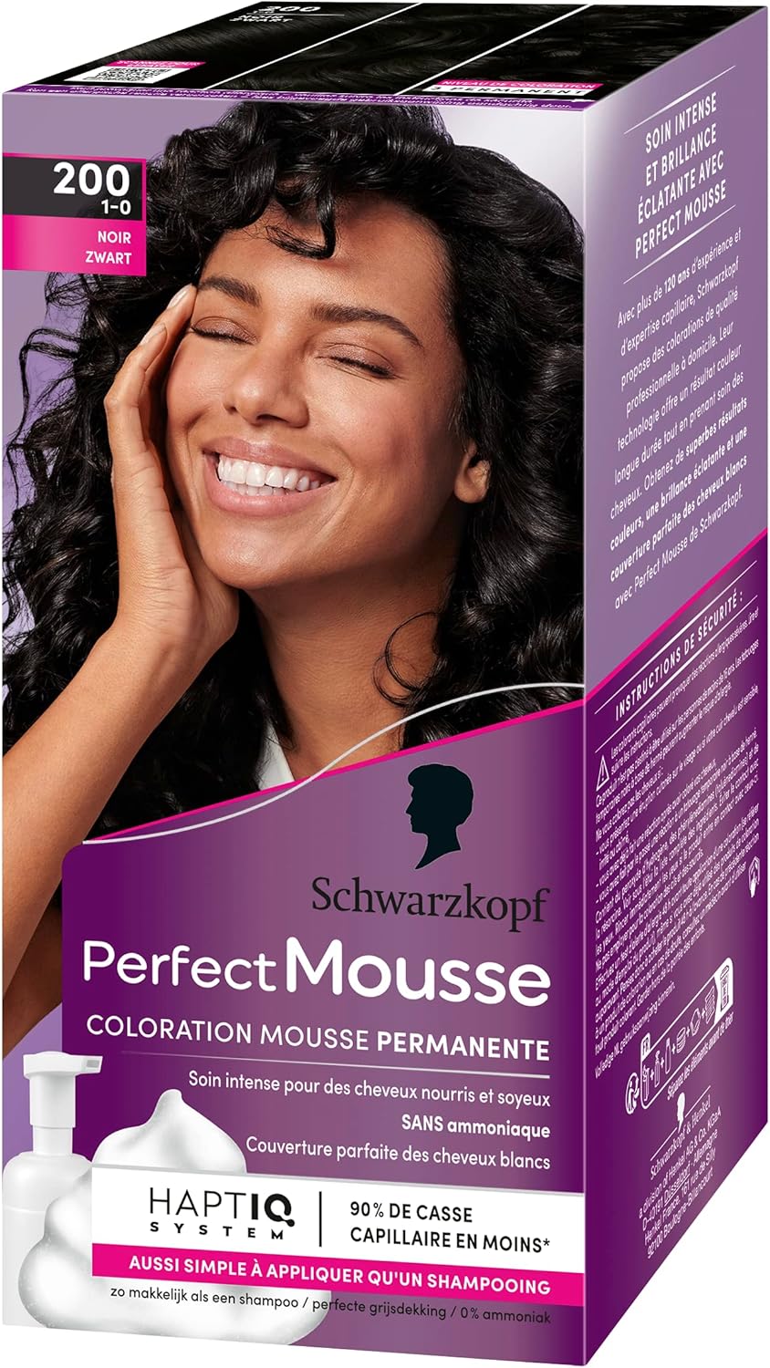 Schwarzkopf - Perfect Mousse - 200 Čierna