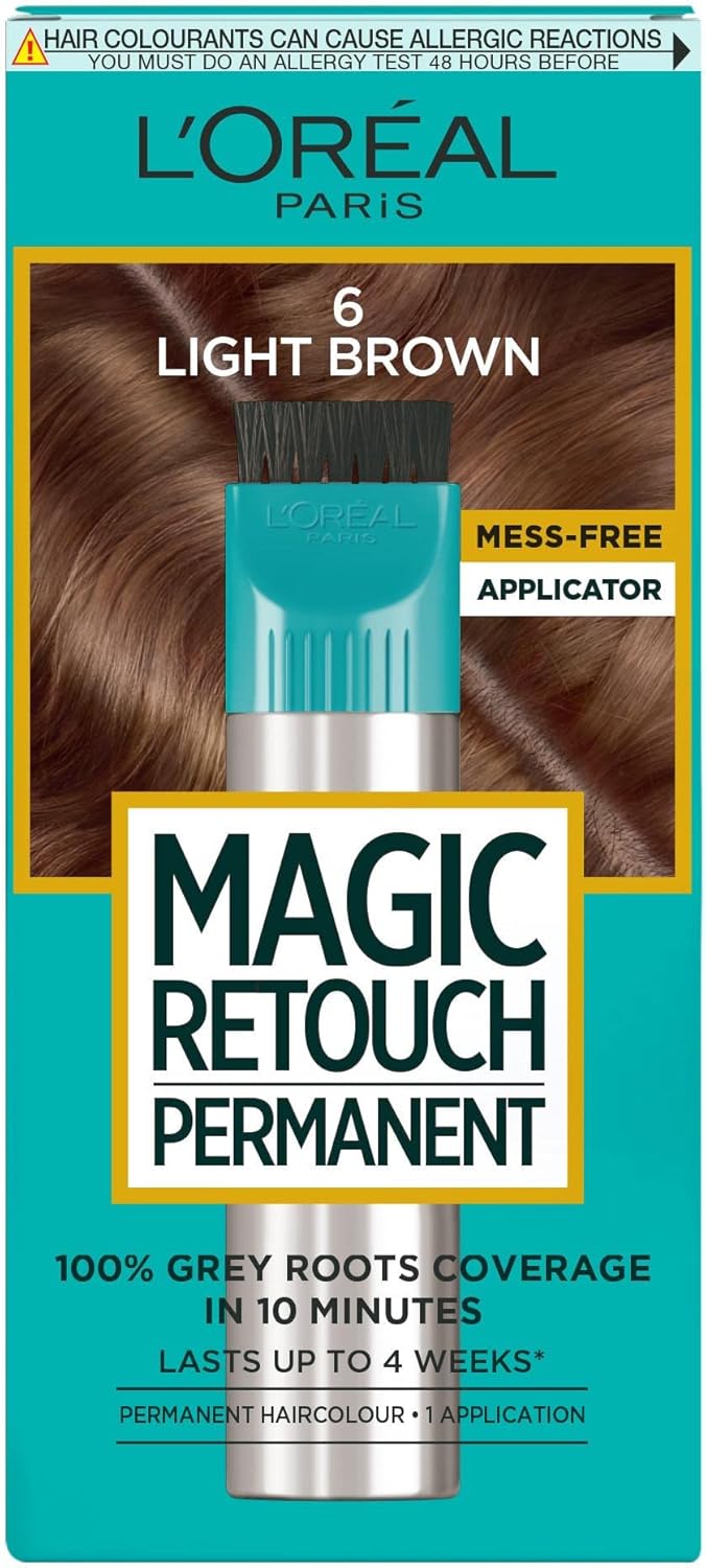 L'Oréal L'Oreal Paris Magic Retouch Permanent, Korektor na odrasty - 6 Svetlohnedá