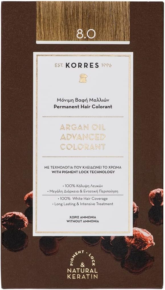 KORRES Argan Oil Colorant - 8.0 Svetlá blond
