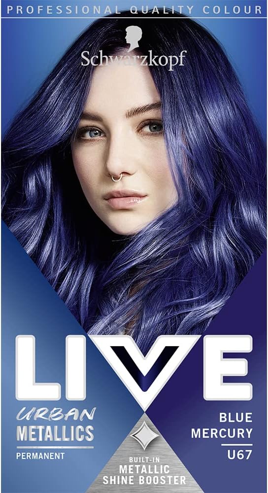 Schwarzkopf LIVE Urban Metallics U67 Blue mercury