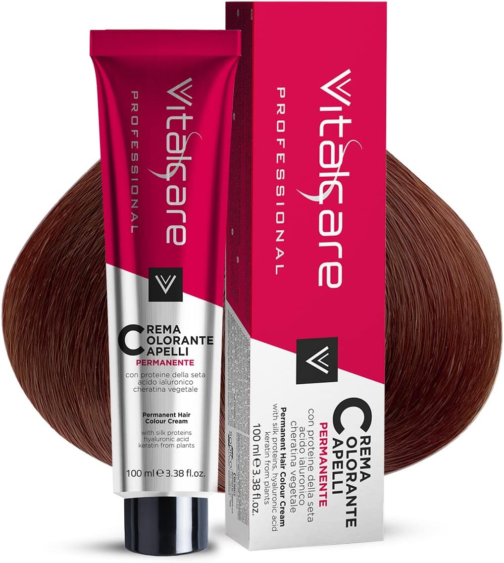 Vitalcare Professional - Profesionálne permanentné farbenie 6/4 tmavá medená blond, 100 ml