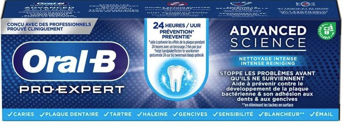 Zubná pasta Oral-B Pro-Science Advanced 24 h 75 ml