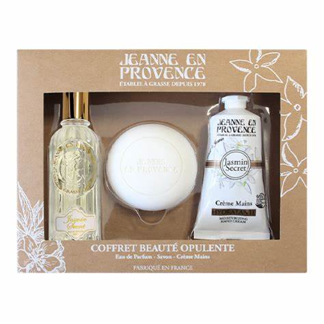Jeanne en Provence Opulentná súprava krásy Jasmine Secret