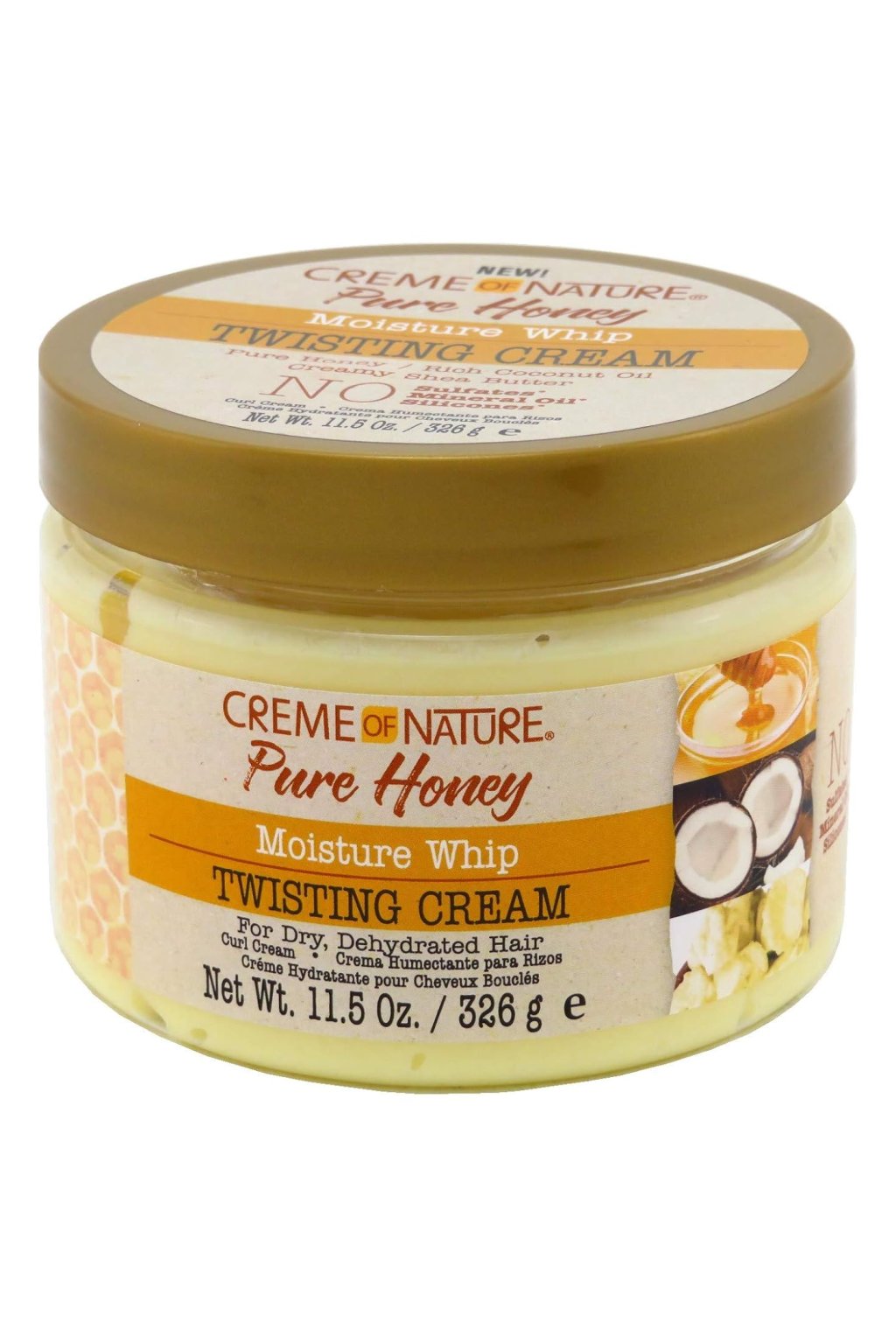 Creme Of Nature Čistý medový twisting krém 326 g