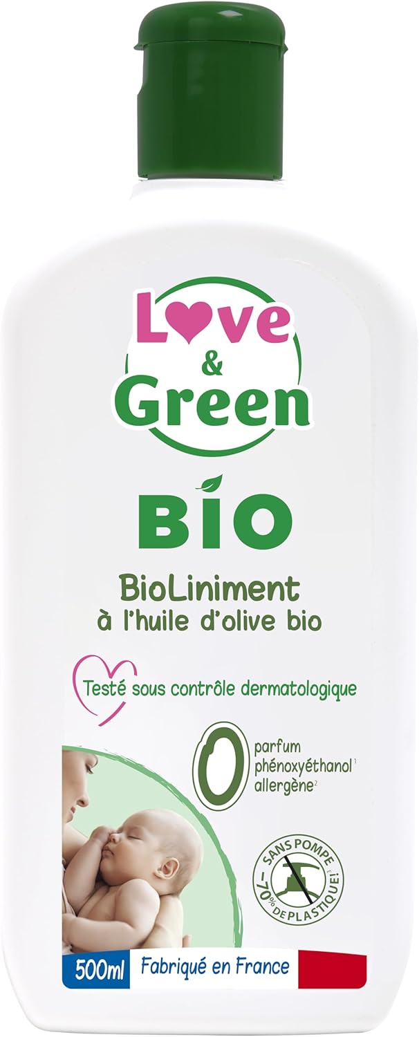 Love & Green BioLiniment s organickým olivovým olejom 500 ml