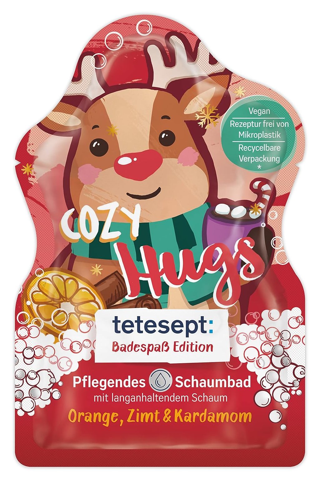 tetesept Bath Fun Edition Bubble Bath Útulné objatie so zimnou vôňou 40 ml