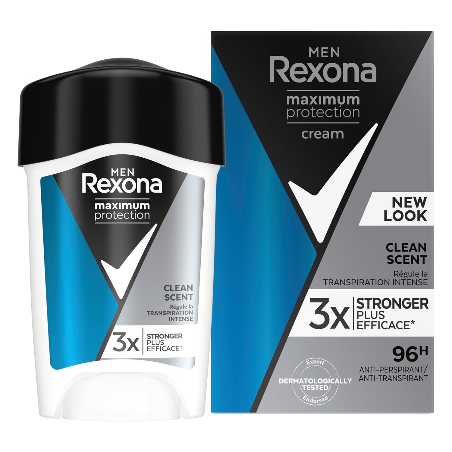 Rexona Men Maximum Protection Deocreme stik 96h clean scent , 45ml