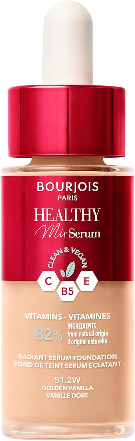 Bourjois healthy mix serum gel foundation make up, 30 ml 51,2W - Zlatá vanilka