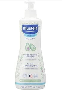 Mustela - Mustela čistiace mlieko bez oplachovania s organickým avokádom, 500ml