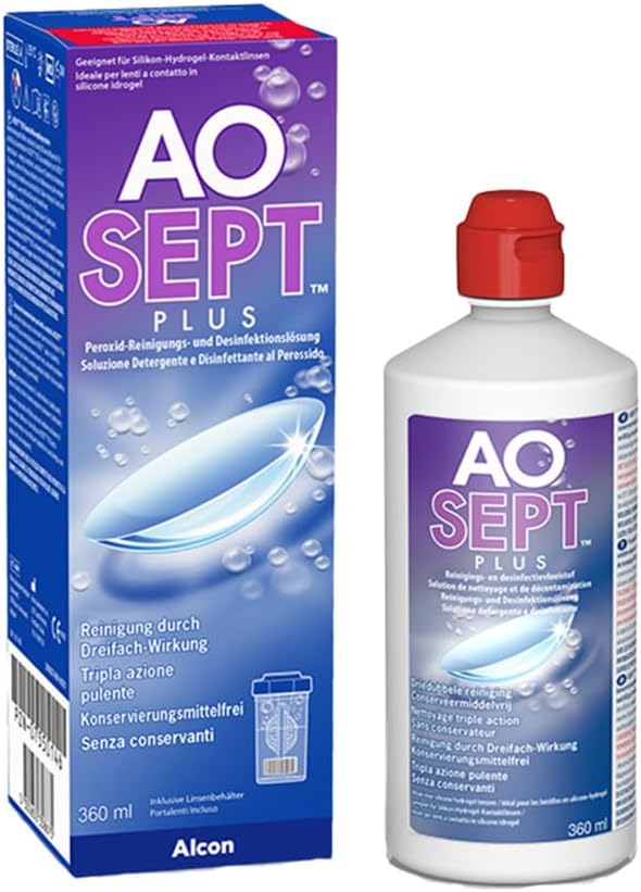 Alcon AOSEPT PLUS 360 ml - bez krabice a puzdra-exp:4/26