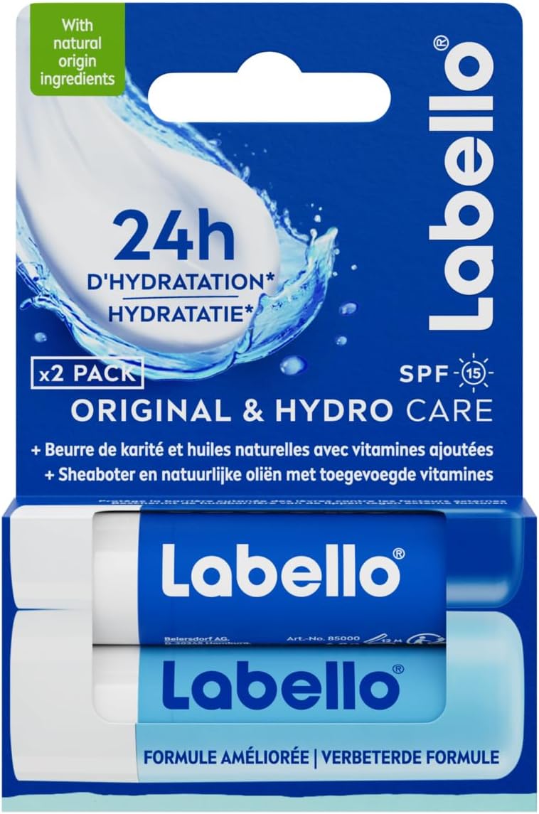 Labello Balzam na pery Original Hydro care 2x4,8g