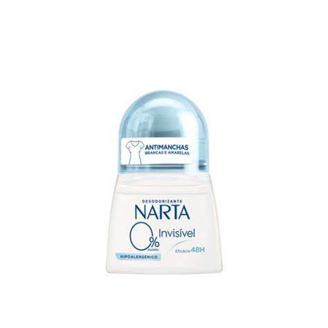 Narta Invisible 0% 48h Proti škvrnám Deodorant Roll-On 50ml