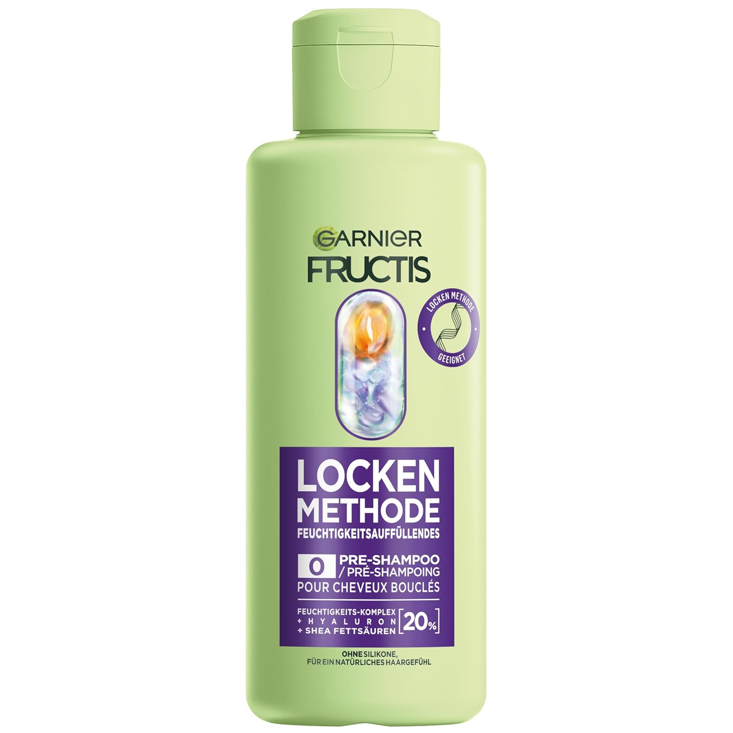 Garnier Fructis Locken methode Hydratačný predšampón pre všetky typy kučier 200 ml