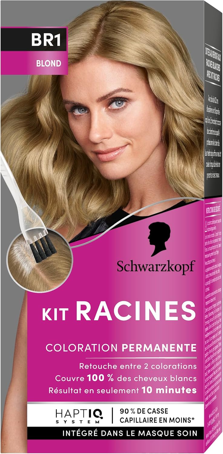 Schwarzkopf Kit RACINES permanentná farba na vlasy pre korienky BR1 Blond