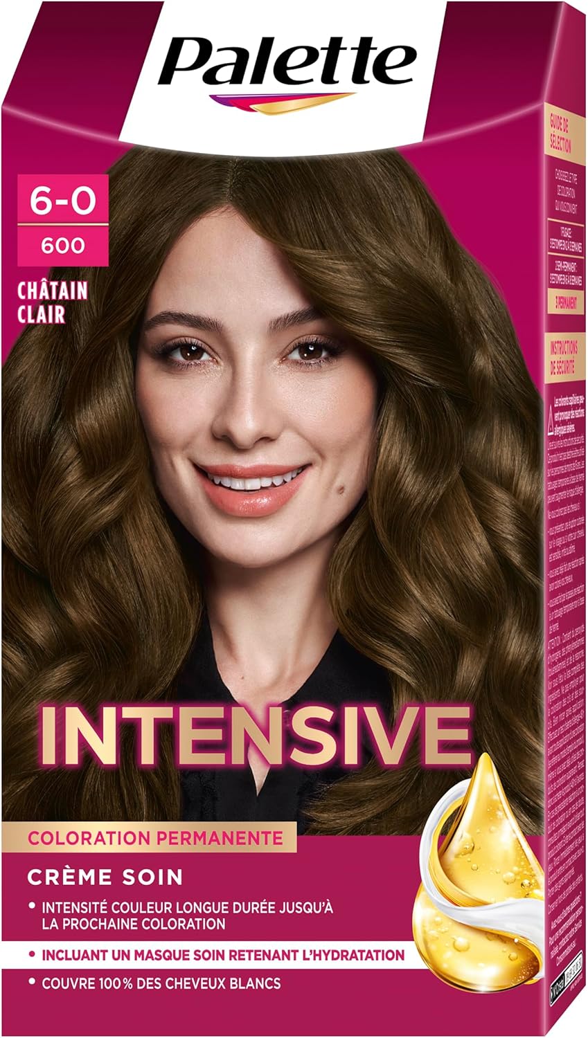 Schwarzkopf Palette INTENSIVE permanentná farba na vlasy 6-0 600 Svetlo hnedá