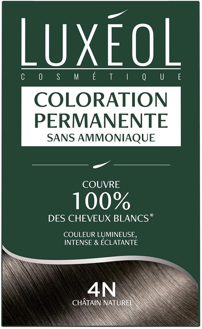 Luxéol LUXEOL COLORATION - Permanentná farba na vlasy 4N – Prírodná hnedá
