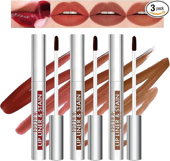 EELHOE vodeodolná kontúrovacia linka na pery, dlhotrvajúci make-up, tetovanie 3x3ml