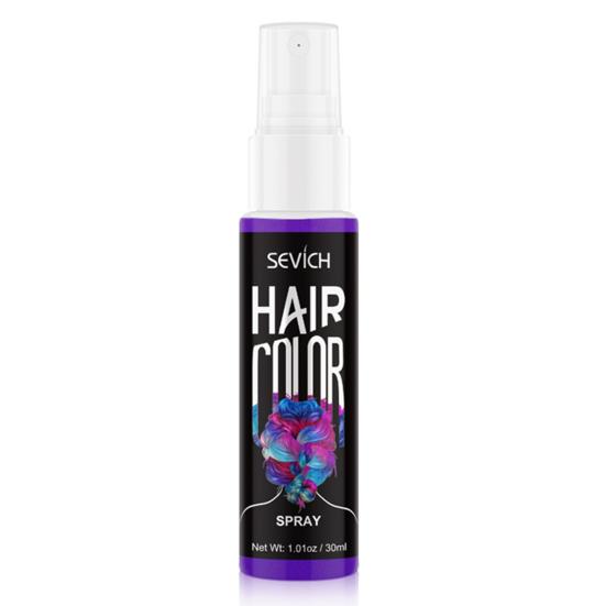 SEVICH Farbiaci sprej na vlasy - Dočasné farbenie vlasov, modrý lesk, 30ml