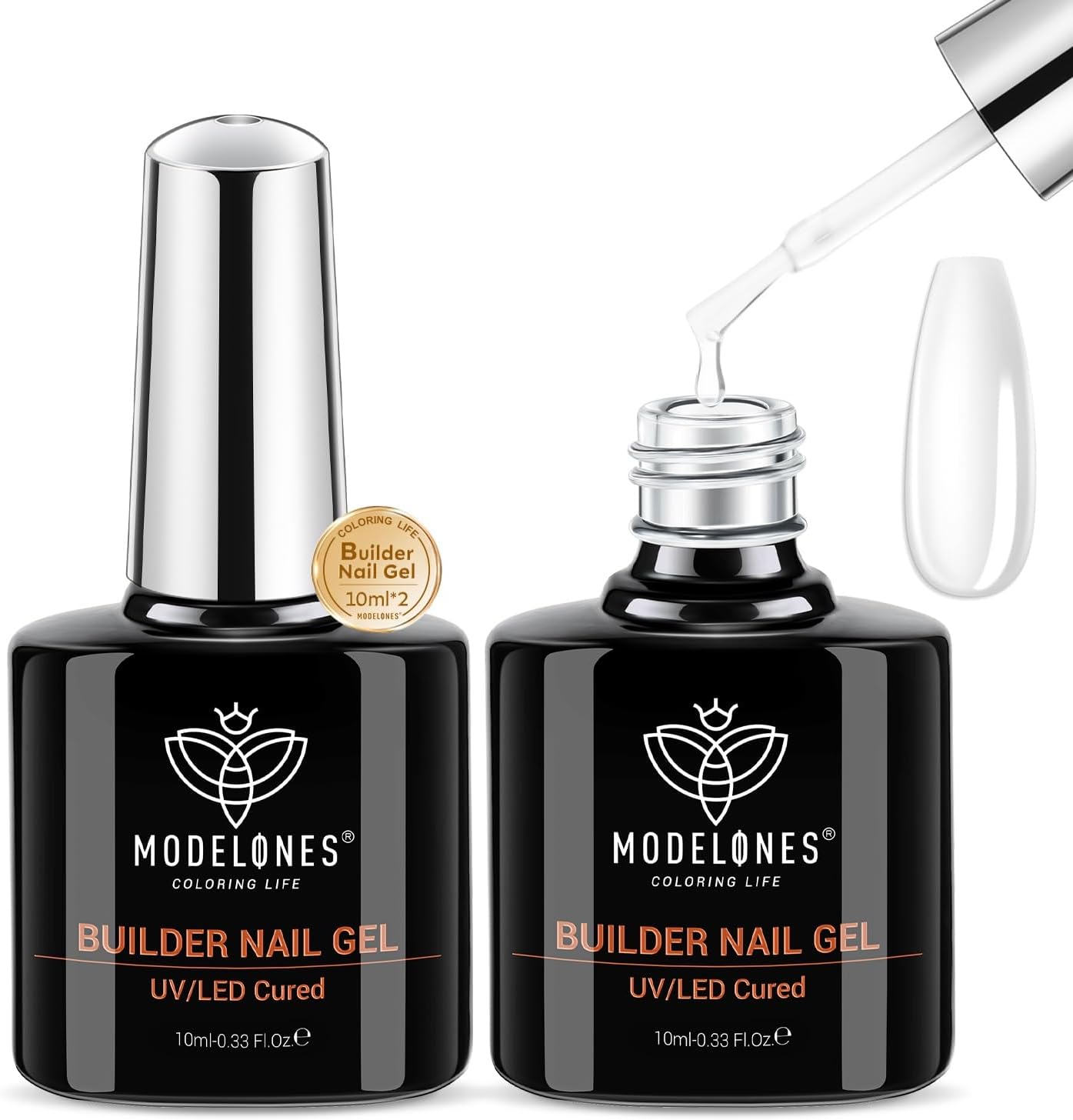 Modelones Builder Nail Gel, 2x10ml