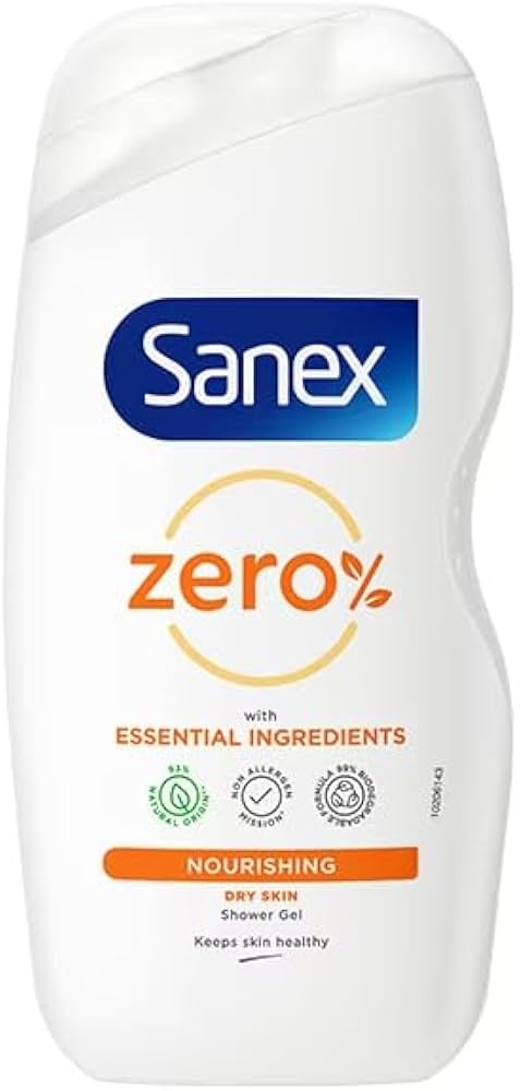 Sanex Zero% výživný sprchový gél 500 ml pre suchú pokožku