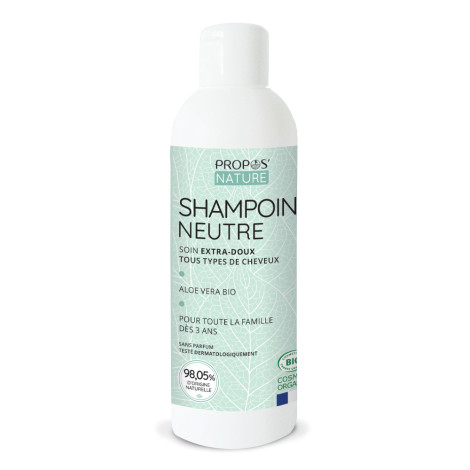 PROPOS 200 ml Neutrálny šampón s organickou a čerstvou šťavou z aloe vera