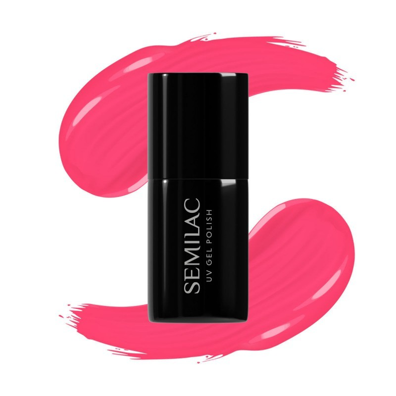 SEMILAC UV GEL POLISH - FRIENDLY MAGENTA 435, 7ml