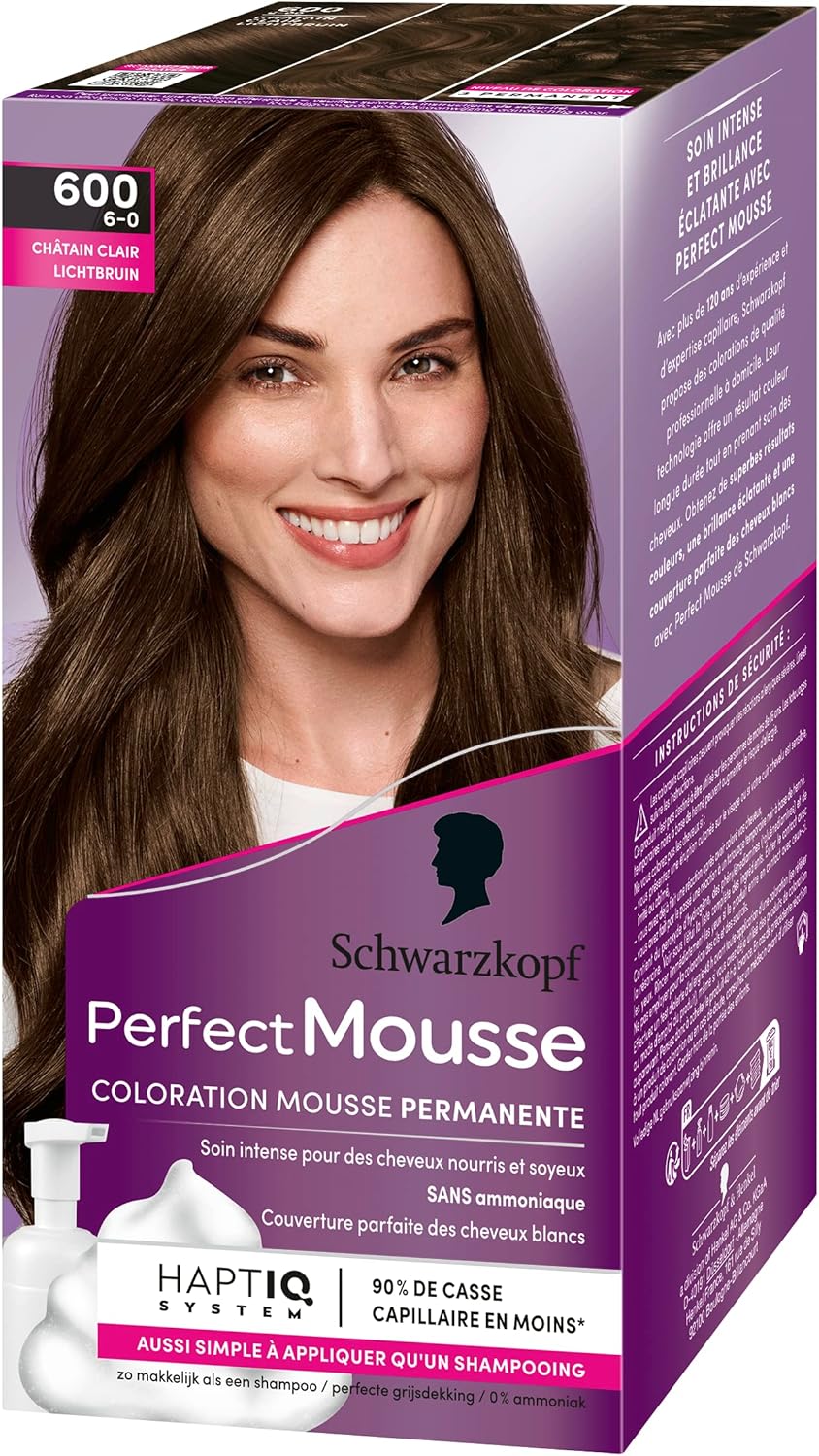 Schwarzkopf - Perfect Mousse - 600 Svetlohnedá