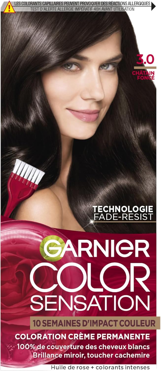 Garnier Color Sensation, 3.0 Tmavohnedá