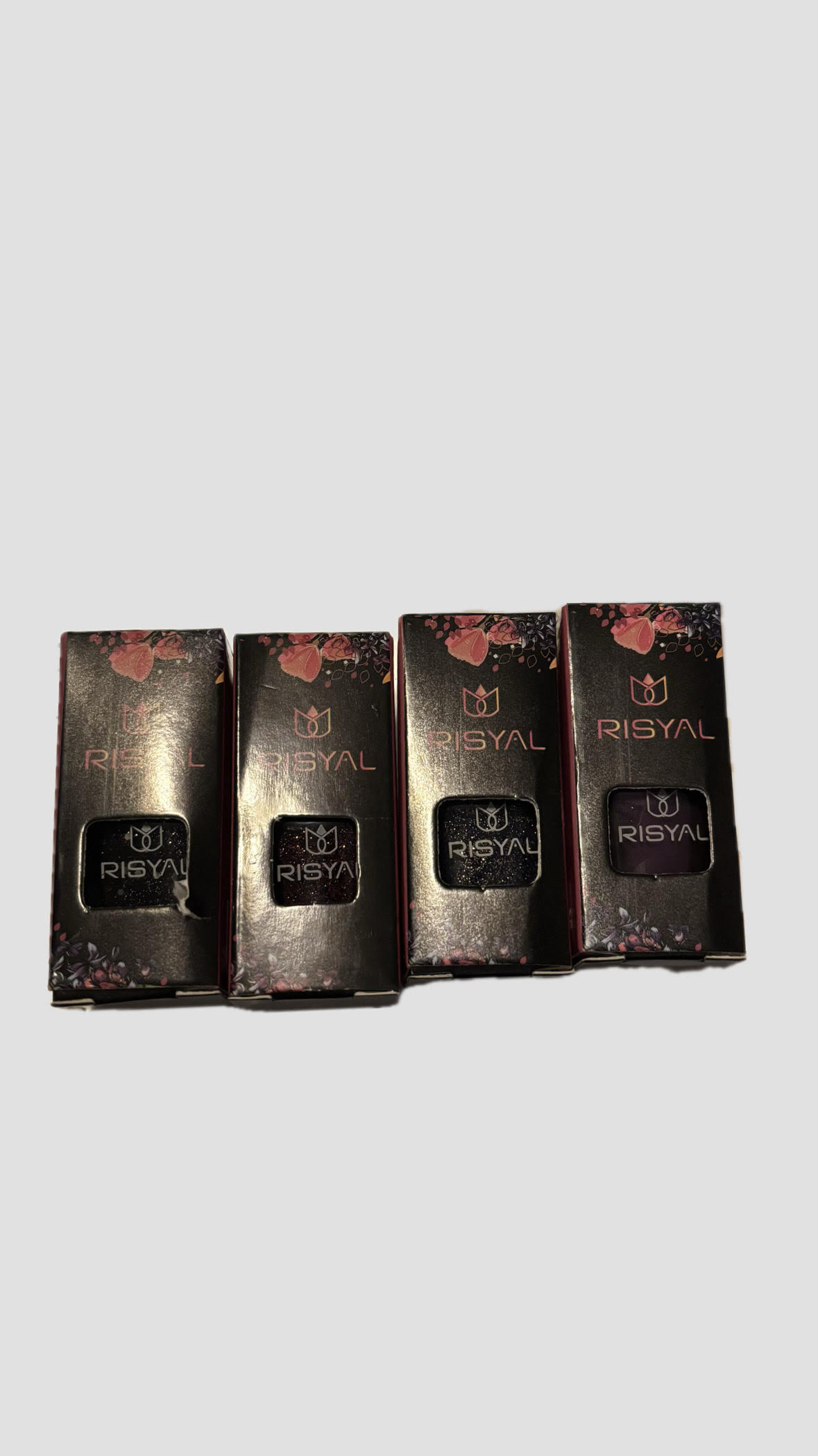 Risyal Risyal- Laky na nechty glitter, 4x7ml
